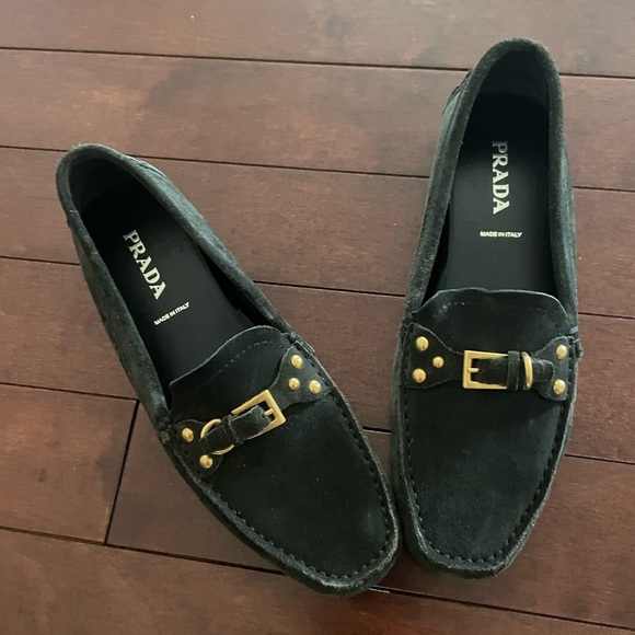 Prada Suede Loafers - Picture 3 of 5